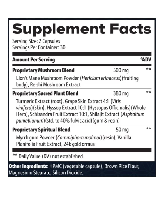 Genesis Revival Supplement Facts